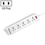LDNIO SC10610 30W 10+6 porte Presa di ricarica rapida multifunzionale da viaggio per casa e ufficio, specifiche:, UK Plug, EU Plug, US Plug