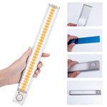 Lampada per armadio con rilevamento del corpo umano intelligente con ricarica USB da 2,8 W, lunghezza:, 22 cm, 30 cm, 40 cm