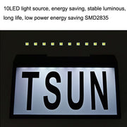 Luce solare LED impermeabile con sensore luce 2W