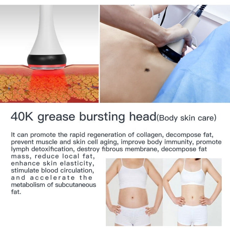 Beemyi 3 in 1 40K Ultrasonic Cavitation Body Slimming Machine RF Beauty Device, US Plug, EU Plug, UK Plug, AU Plug