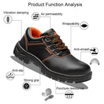 215 Scarpe da lavoro antiperforazione in pelle microfibra resistenti all'usura Scarpe antinfortunistiche resistenti all'olio antiurto, specifiche:, Low-top (38), Low-top (39), Low-top (40), Low-top (41), Low-top (42), Low-top (43), Low-top (44)        ...