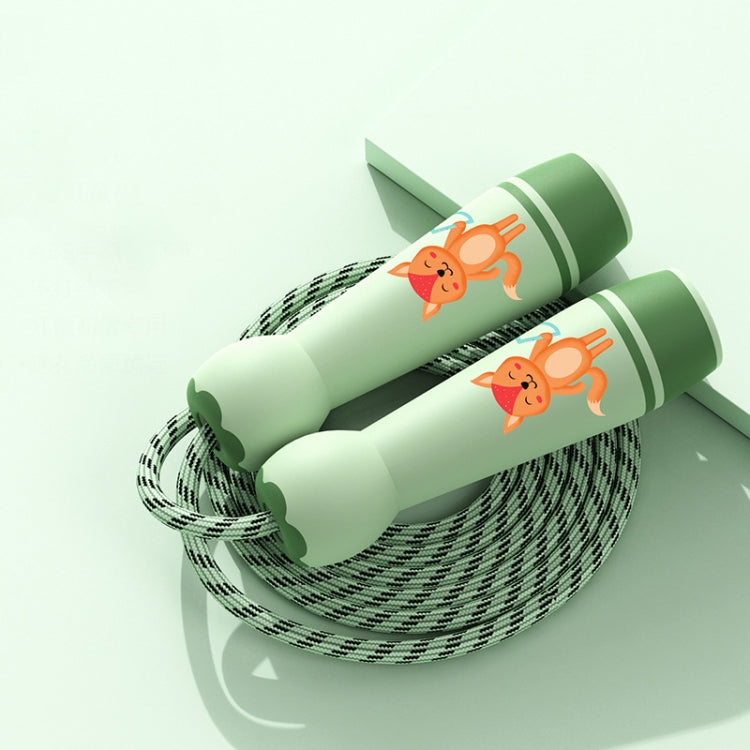 Corda per saltare regolabile con manico in legno per bambini, Green (Cotton Rope), Red Girl (Cotton Rope), Blue Bear (Cotton Rope), Orange Lion (Cotton Rope), Green (Bamboo Rope), Red Girl (Bamboo Rope), Blue Bear (Bamboo Rope), Orange Lion (Bamboo Rope)
