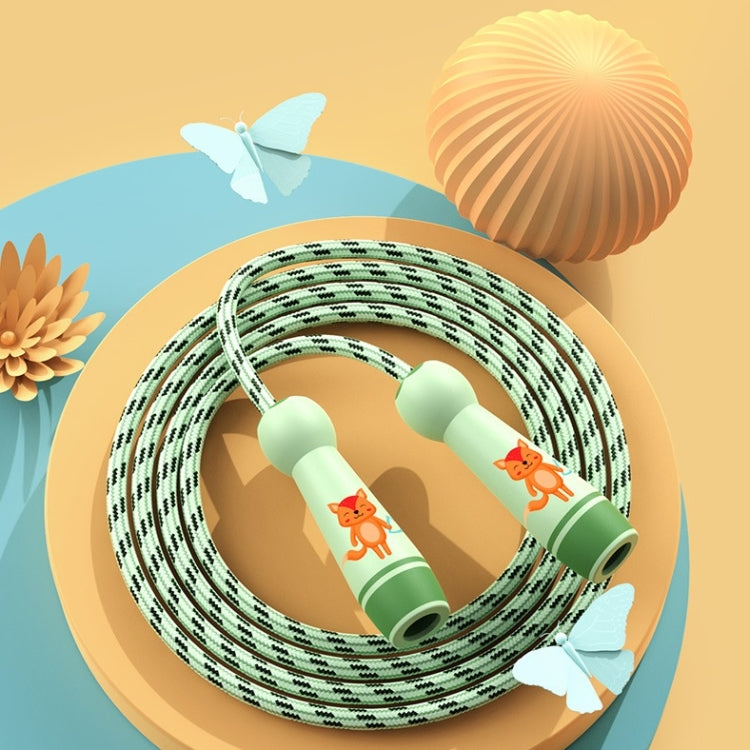 Corda per saltare regolabile con manico in legno per bambini, Green (Cotton Rope), Red Girl (Cotton Rope), Blue Bear (Cotton Rope), Orange Lion (Cotton Rope), Green (Bamboo Rope), Red Girl (Bamboo Rope), Blue Bear (Bamboo Rope), Orange Lion (Bamboo Rope)