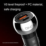 Caricabatterie rapido per auto LDNIO C1 36W PD + QC 3.0 Caricabatterie per auto USB intelligente ad alta potenza, with Micro USB Cable, with 8 Pin Cable, with USB-C/Type-C Cable