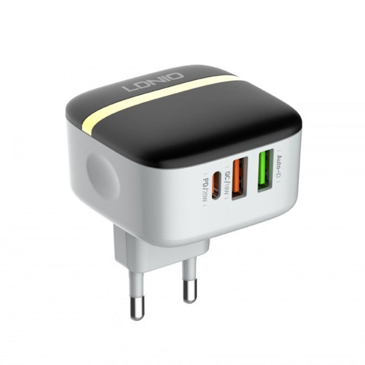 Adattatore telefonico LDNIO A3513Q 32W QC3.0 3 porte USB, US Plug with Micro USB Cable, US Plug with 8 Pin Cable, US Plug with Type-C Cable, US Plug with Type-C to 8 Pin Cable, EU Plug with Micro USB Cable, EU Plug with 8 Pin Cable                     ...
