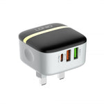 Adattatore caricabatterie LDNIO A3513Q 32W QC3.0 3 porte USB
