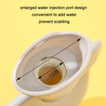 Borsa per acqua calda riempita d'acqua in PVC antideflagrante con rivestimento in velluto per cartoni animati, 500ML Milky White, 1000ML Milky White, 2000ML Milky White, 500ML Light Green, 1000ML Light Green, 2000ML Light Green, 500ML Yellow           ...
