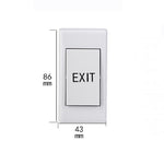 Interruttore a infrarossi con tocco in metallo 86x86 mm