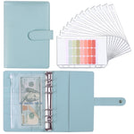 Quaderno A6 Macaron PU Manuale del budget in contanti a fogli mobili
