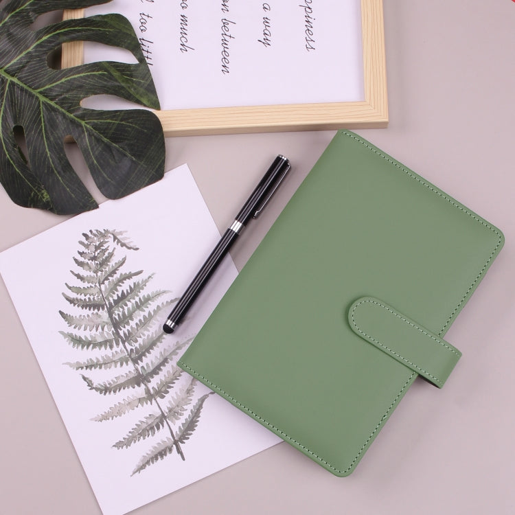 Quaderno A6 Macaron PU Manuale del budget in contanti a fogli mobili