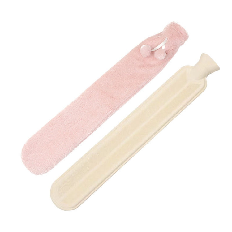 Sacchetto acqua calda in gomma 2 litri peluche rosa