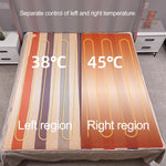 Materasso elettrico per coperta elettrica a temperatura regolabile, 150x80cm Single Control, 150x120cm Single Control, 180x150cm Double Control