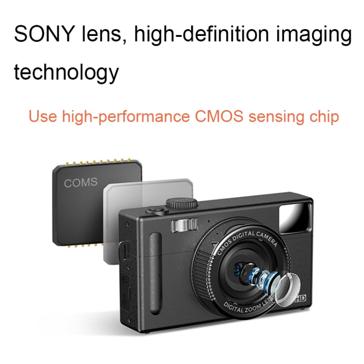 Fotocamera digitale per bambini 48MP con schermo IPS 3 pollici