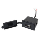 2PCS 2.4 A Motor Boat Trailer Car Caricatore per auto USB singolo quadrato modificato, 2PCS 2.4 A
