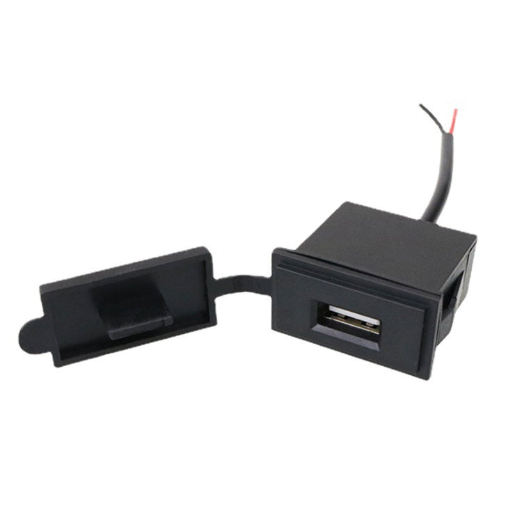 2PCS 2.4 A Motor Boat Trailer Car Caricatore per auto USB singolo quadrato modificato, 2PCS 2.4 A