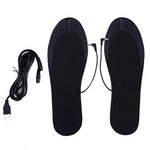 1 paio di solette riscaldanti USB scaldapiedi riscaldanti elettrici lavabili, Size 35-40, Size 41-46