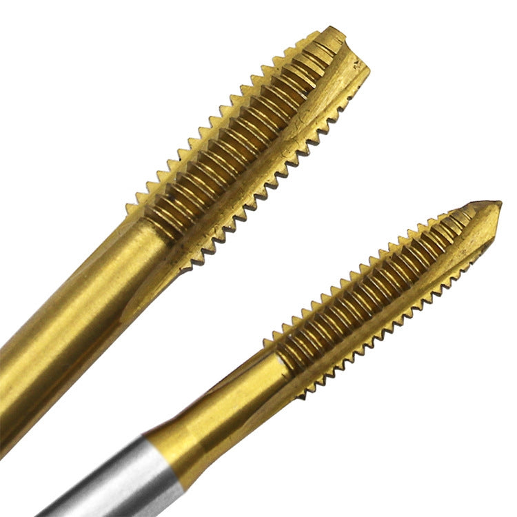 M3-M8 Set di filettature interne per maschiatura HSS placcato in titanio placcato in titanio, 5 In 1 / Set Thread Set