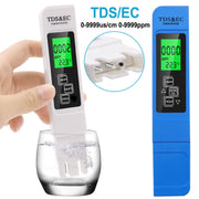 Retroilluminazione Modello TDS & EC Penna per test di qualità dell'acqua Penna per test di conducibilità del misuratore, Backlight Model (White), Backlight Model (Blue)
