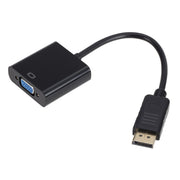Adattatore quadrato da DP a VGA, lunghezza cavo: 15 cm, DP to VGA White, DP to VGA Black