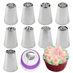Set di ugelli per laminazione in acciaio inossidabile Set di ugelli per laminazione fai-da-te per torte Strumenti di cottura, 7PCS/Set, 8PCS/Set, 9PCS/Set, 10PCS/Set, 11PCS/Set, 12PCS/Set, 14PCS/Set, 128PCS/Set