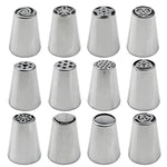 Set di ugelli per laminazione in acciaio inossidabile Set di ugelli per laminazione fai-da-te per torte Strumenti di cottura, 7PCS/Set, 8PCS/Set, 9PCS/Set, 10PCS/Set, 11PCS/Set, 12PCS/Set, 14PCS/Set, 128PCS/Set