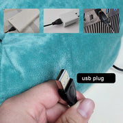 Scaldapiedi riscaldante USB Comodo scaldapiedi in peluche