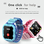 DF75 1,4 pollici 4G GPS che posiziona l'orologio Smart Call impermeabile per bambini con funzione SOS