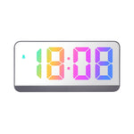 Sveglia elettronica a LED con caratteri colorati Orologio con grande schermo