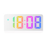 Sveglia elettronica a LED con caratteri colorati Orologio con grande schermo