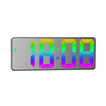 Sveglia elettronica a LED con caratteri colorati Orologio con grande schermo
