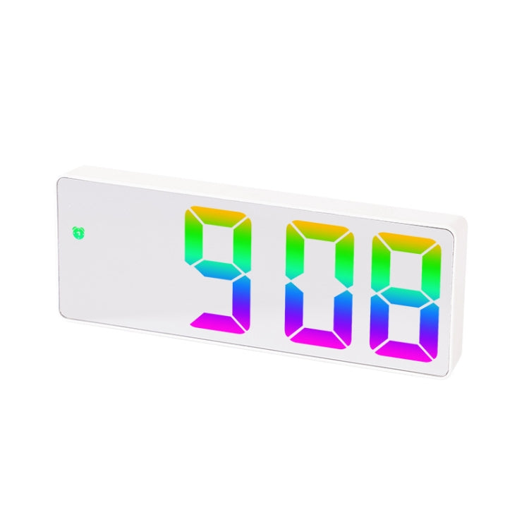 Sveglia elettronica a LED con caratteri colorati Orologio con grande schermo