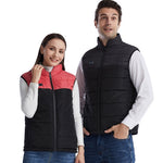 Gilet riscaldato Riscaldamento elettrico 3 Giacca in cotone caldo a temperatura costante, 2XL, 3XL
