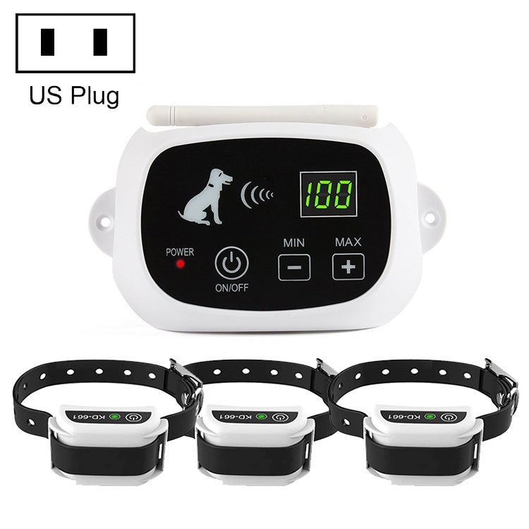 KD-661 Collare antiurto per recinto per cani elettrico senza fili da 500 m, specifiche:, For One Dog, For Two Dog, For Three Dog