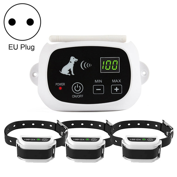 KD-661 Collare antiurto per recinto per cani elettrico senza fili da 500 m, specifiche:, For One Dog, For Two Dog, For Three Dog