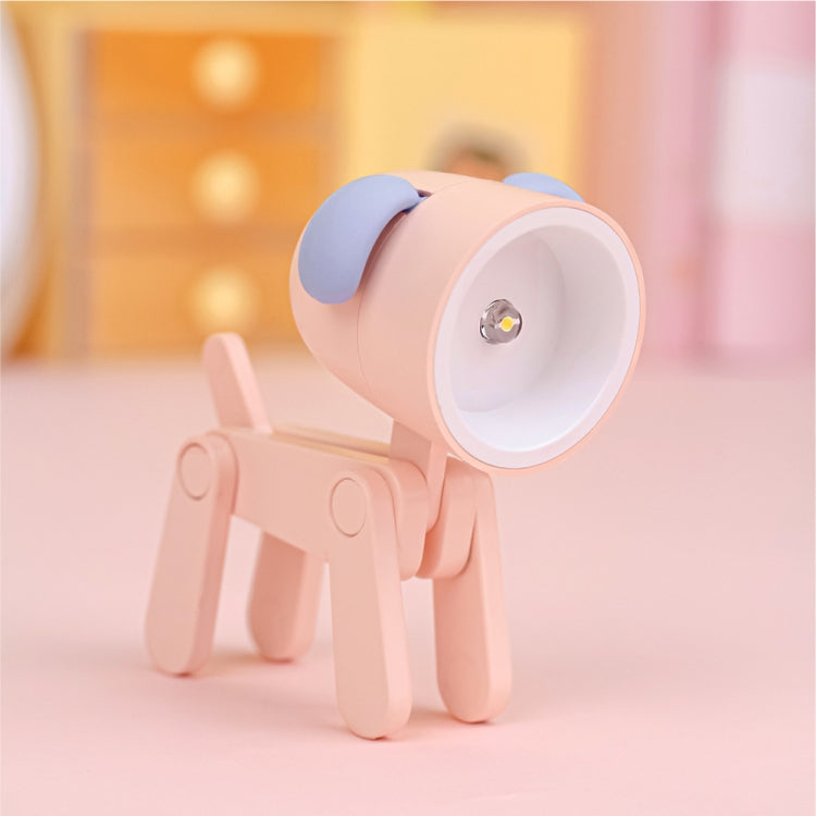 TL-23 LED Mini Lampada da scrivania pieghevole per cartoni animati Lampada da tavolo per decorazione domestica a forma di animale domestico, Spec:, Dog (Blue), Dog (Green), Dog (Pink), Dog (Beige), Dog (Orange）, Dog (Yellow), Deer (Blue), Deer (Green) ...