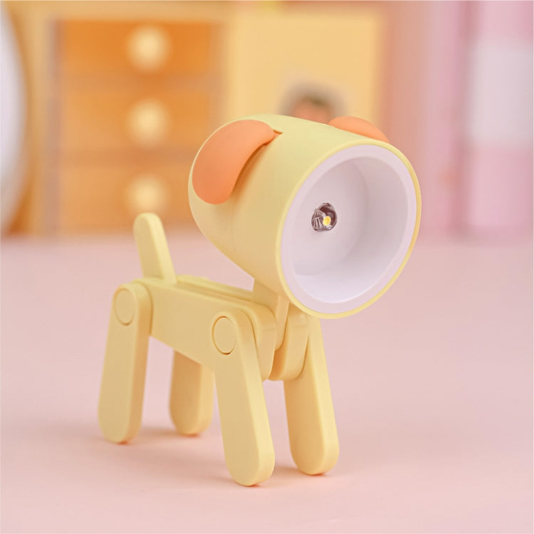 TL-23 LED Mini Lampada da scrivania pieghevole per cartoni animati Lampada da tavolo per decorazione domestica a forma di animale domestico, Spec:, Dog (Blue), Dog (Green), Dog (Pink), Dog (Beige), Dog (Orange）, Dog (Yellow), Deer (Blue), Deer (Green) ...