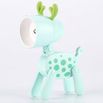 TL-23 LED Mini Lampada da scrivania pieghevole per cartoni animati Lampada da tavolo per decorazione domestica a forma di animale domestico, Spec:, Dog (Blue), Dog (Green), Dog (Pink), Dog (Beige), Dog (Orange）, Dog (Yellow), Deer (Blue), Deer (Green) ...