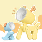 TL-23 LED Mini Lampada da scrivania pieghevole per cartoni animati Lampada da tavolo per decorazione domestica a forma di animale domestico, Spec:, Spotted Deer (Pink), Spotted Deer (Grey), Spotted Deer (Orange), Spotted Deer (Blue)