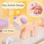 TL-23 LED Mini Lampada da scrivania pieghevole per cartoni animati Lampada da tavolo per decorazione domestica a forma di animale domestico, Spec:, Spotted Deer (Pink), Spotted Deer (Grey), Spotted Deer (Orange), Spotted Deer (Blue)