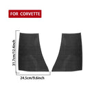 Adesivo per porta di scarico della carrozzeria per Chevrolet Corvette C8, 2 pezzi/set