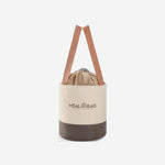 Borsa termica rotonda per il pranzo con coulisse e manici, contenitore per alimenti, Small, Medium, Large