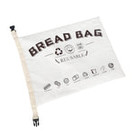 Borsa per il pane in cotone TPU con custodia riutilizzabile con chiusura, Bread Bag White, Bread Bag Beige