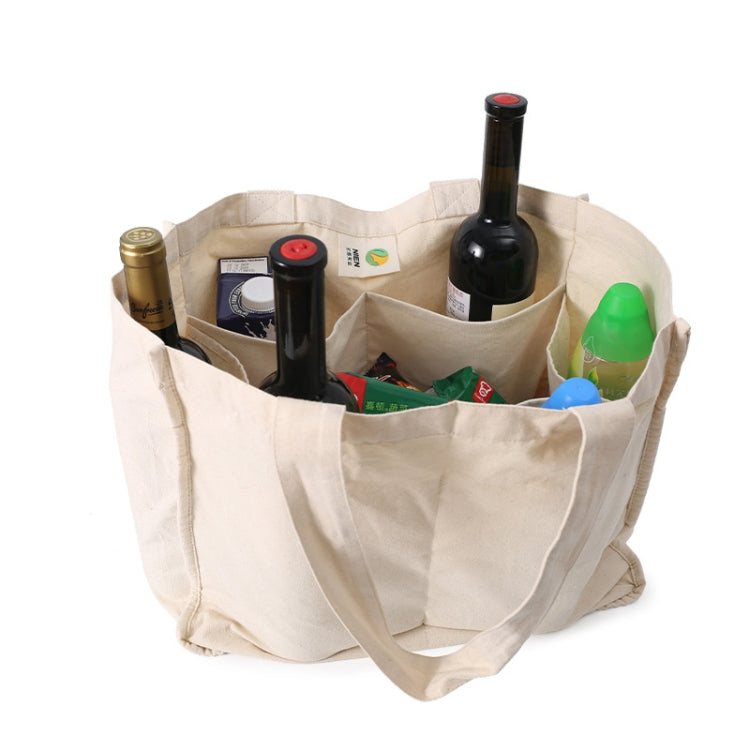 Borsa per la spesa a compartimenti NIEN Borsa in tela con manico per frutta e verdura, stile:, Shopping Bag Polyester Cotton, Shopping Bag Pure Cotton