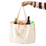 Borsa per la spesa a compartimenti NIEN Borsa in tela con manico per frutta e verdura, stile:, Shopping Bag Polyester Cotton, Shopping Bag Pure Cotton