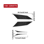 Adesivi decorativi per fanali posteriori (entrambi i lati) per Chevrolet Corvette C8, 4 pezzi/set