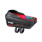 WILD MAN E12X 1L EVA Hard Shell Borsa da bicicletta impermeabile e anticaduta con funzione touch, E12X (Red), E12X (Black)