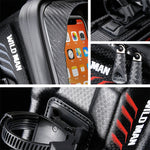 WILD MAN E12X 1L EVA Hard Shell Borsa da bicicletta impermeabile e anticaduta con funzione touch, E12X (Red), E12X (Black)