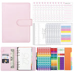 Quaderno a fogli mobili in pelle sintetica A6 Macaron, XJYS-010 Green, XJYS-010  Blue, XJYS-010  Pink, XJYS-010  Purple, XJYS-010 Yellow, XJYS-010 Black