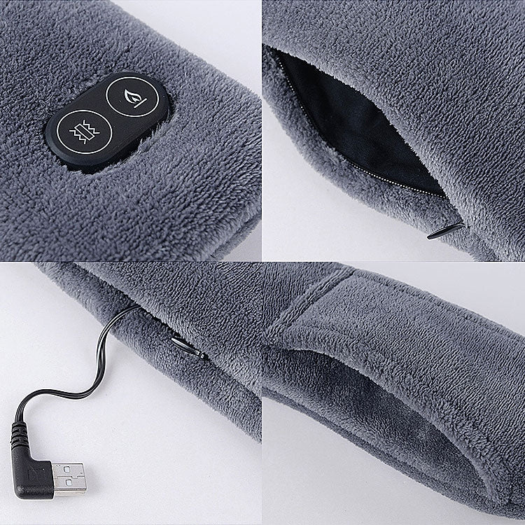 Ricarica USB Riscaldamento Massaggio Sciarpa Calore Collo