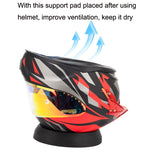 Tappetino di supporto per casco da moto multifunzionale Tappetino protettivo antiscivolo, Black